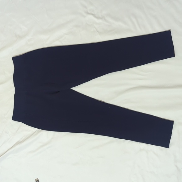 Guess Double Zipper Ponte Pants, Color Navy Size XL - Picture 11 of 12